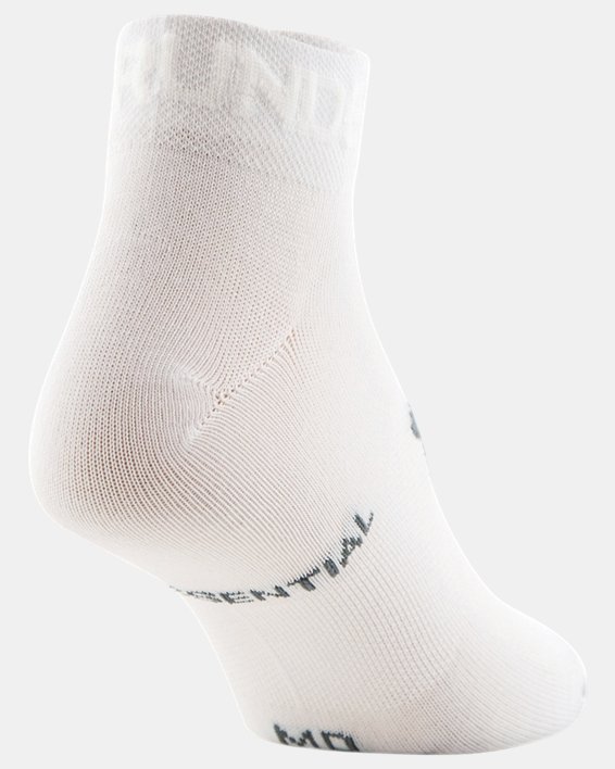 Women's UA Essential Low Cut Socks - 6-Pack, White, pdpMainDesktop image number 9